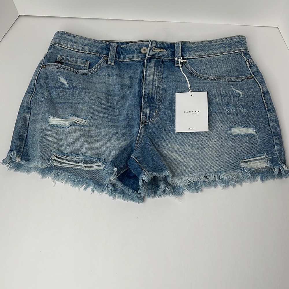 Kancan Denim Shorts - size XL - High Rise